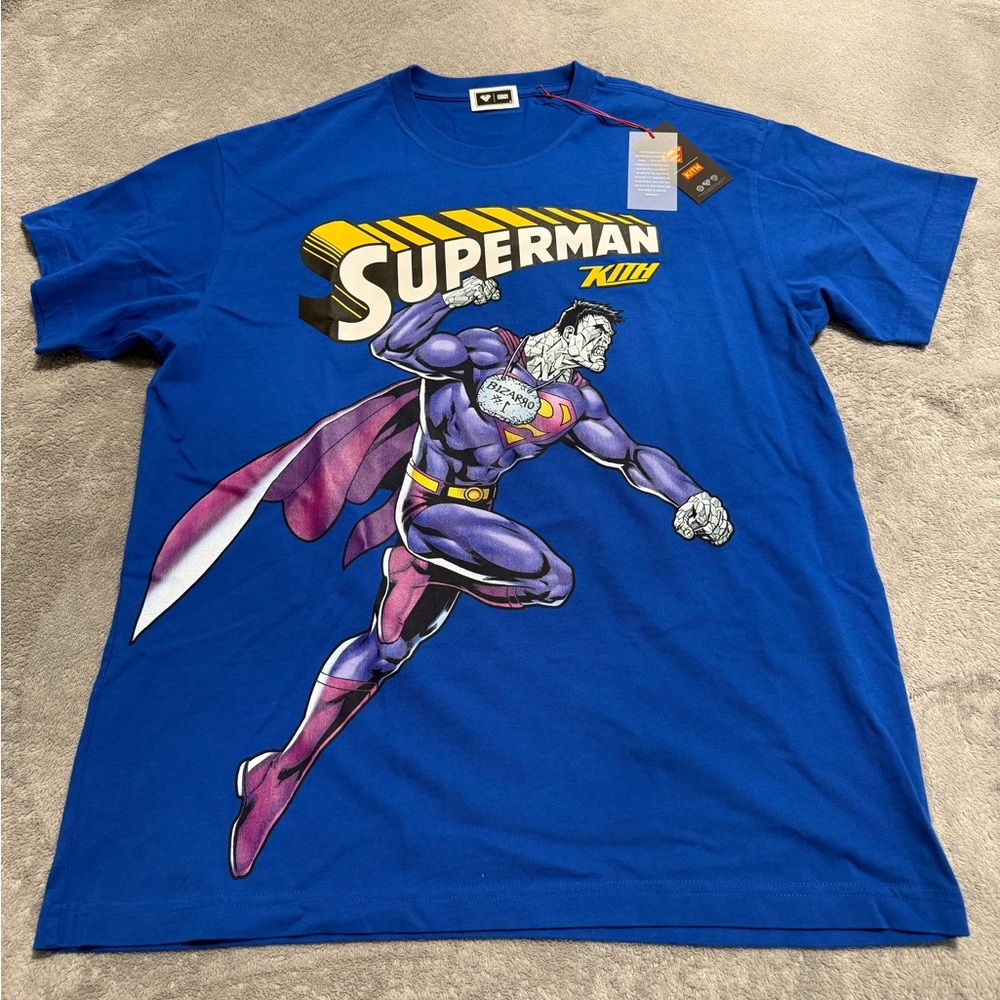 KITH X SUPERMAN COLLAB MENS T SHIRT NWT